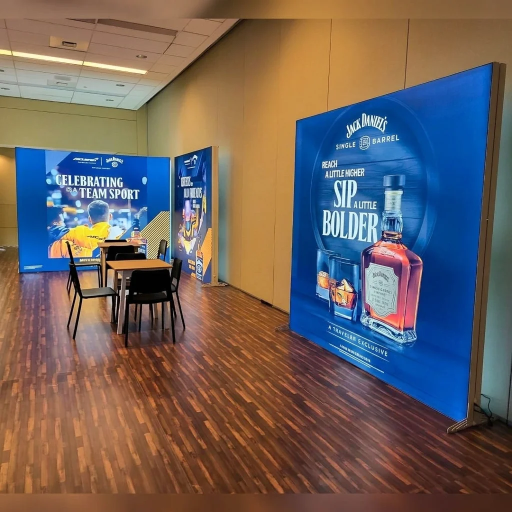 Screaming Color SEG Fabric Graphics Display Tension Frames